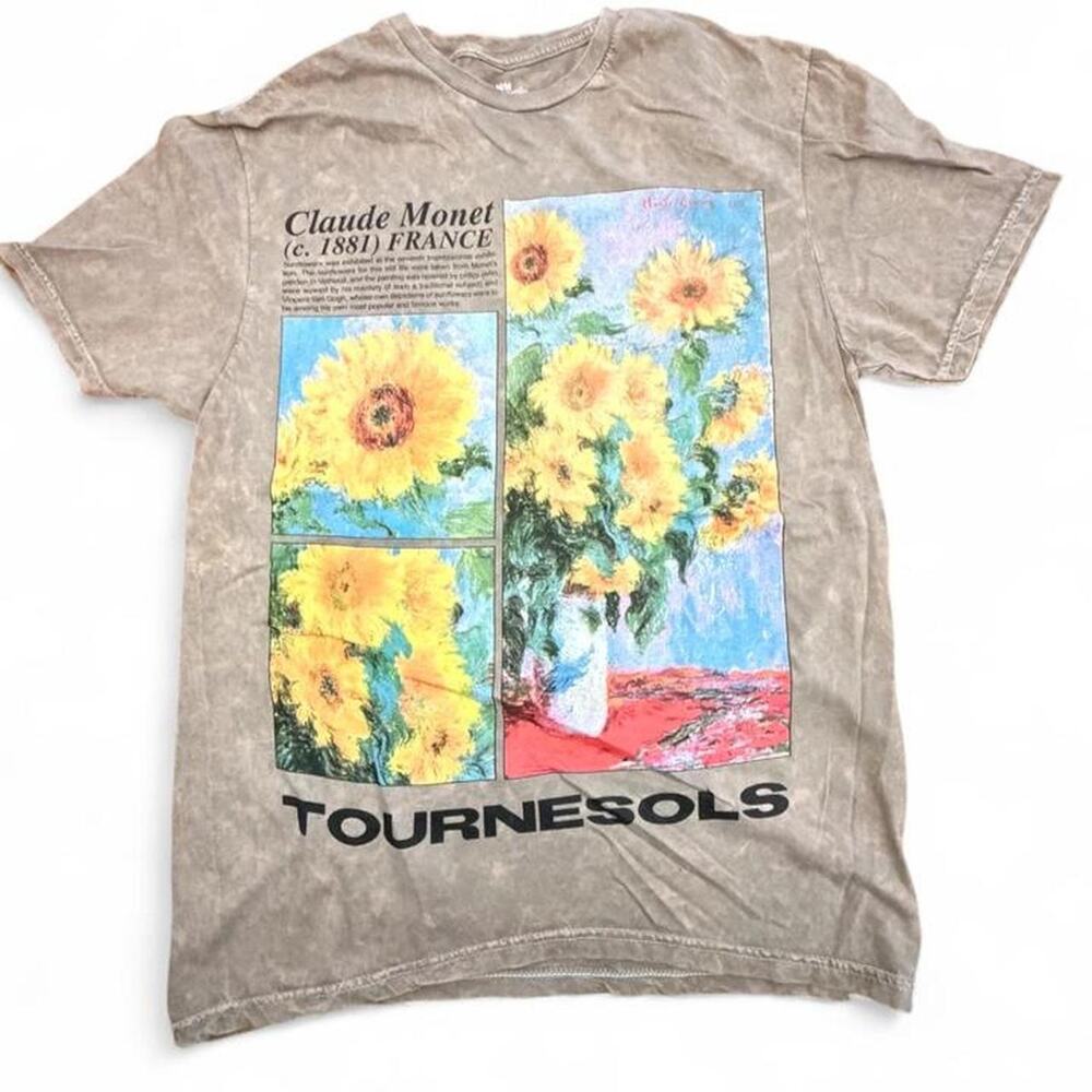 Claude monet tournesols t shirt